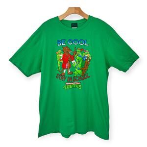 TMNT Teenage Mutant Ninja Turtles Retro Vintage 2006 Stay In School T-Shirt XL